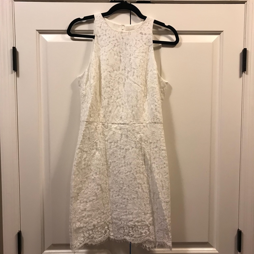 Keepsake the label dress -White lace dress - Bridal Shower / Bachelorette